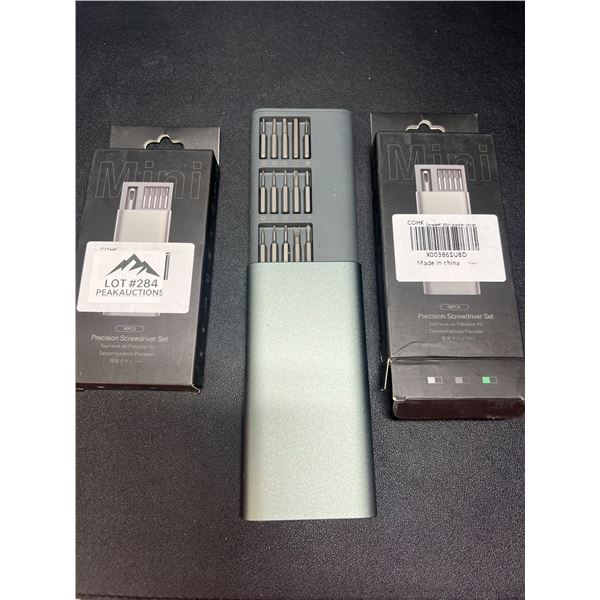 Lot of 2 Precision Screwdriver Tool Sets - 30 PCS each