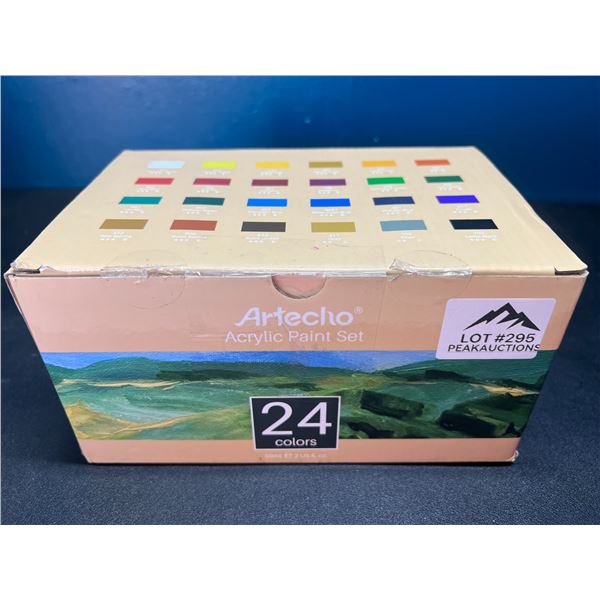 Lot of 1 Artecho Acrylic Paint Set - 24 Colours