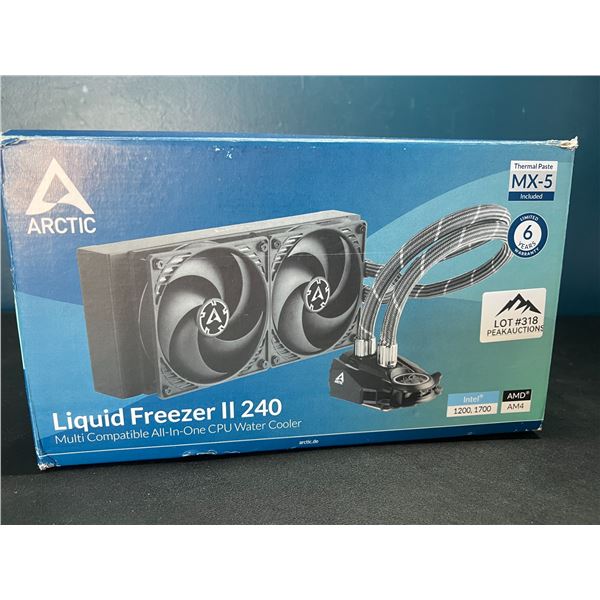 Lot of 1 Arctic Liquid Freezer II 240 CPU Water Cooler for PC