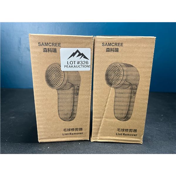 Lot of 2 Electric Lint Removers/Fabric Shavers