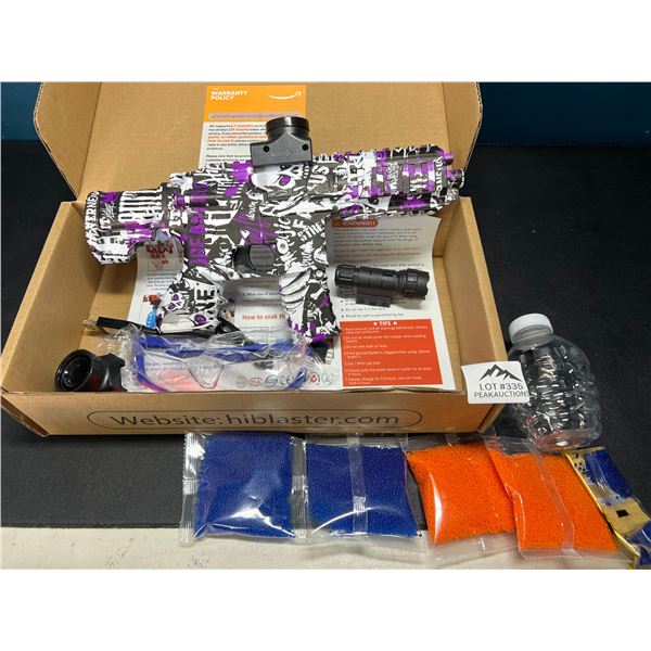 Lot of 1 Electric Automatic Gel Ball Blaster Gun - Purple Camo