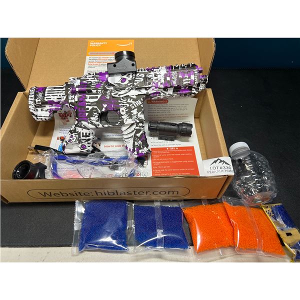 Lot of 1 Electric Automatic Gel Ball Blaster Gun - Purple Camo