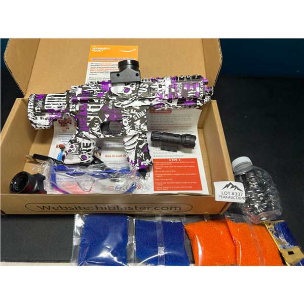 Lot of 1 Electric Automatic Gel Ball Blaster Gun - Purple Camo