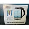 Image 4 : Lot of 1 Smart LED Double Layer Glass Kettle
