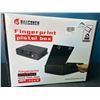 Image 1 : Lot of 1 Fingerprint Pistol Box - Biometric Gun Safe for Pistols - BRAND NEW SEALED!!