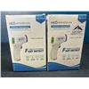 Image 1 : Lot of 2 Non-Contact Infrared Forehead Thermometers