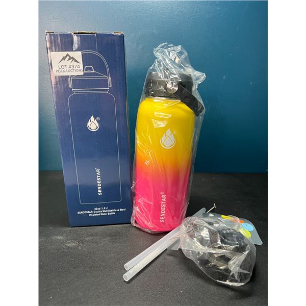 Lot of 1 Sendestar Double Wall Stainless Steel Insulated Water Bottle - 32oz
