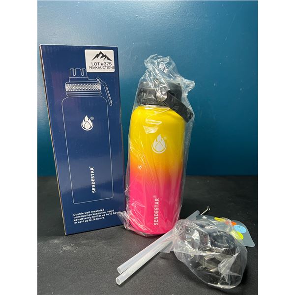 Lot of 1 Sendestar Double Wall Stainless Steel Insulated Water Bottle - 32oz
