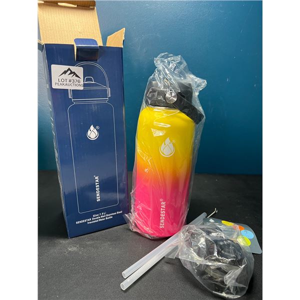 Lot of 1 Sendestar Double Wall Stainless Steel Insulated Water Bottle - 32oz
