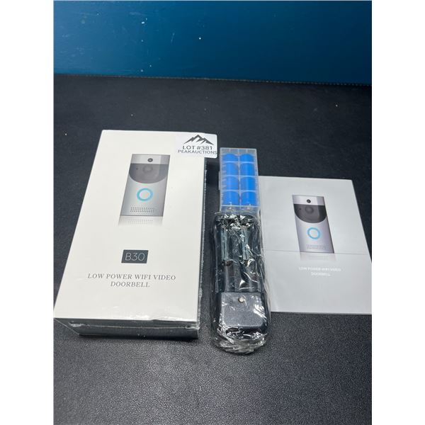 Lot of 1 B30 Low Power WiFi Video Doorbell - BRAND NEW SEALED!