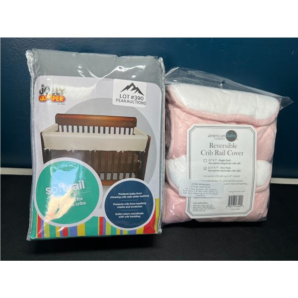 Lot of 1 Jolly Jumper Soft Rail for Cribs & Crib Rail Cover