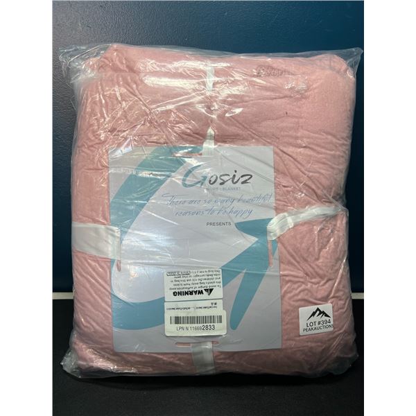 Lot of 1 Wearable Oversized Hoodie Blanket - Pink