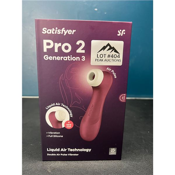 Lot of 1 Satisfyer Pro 2 Generation 3 Air Pulse Smart Sex Toy w/ App Control