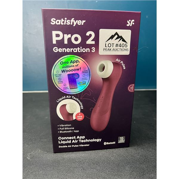 Lot of 1 Satisfyer Pro 2 Generation 3 Air Pulse Smart Sex Toy w/ App Control