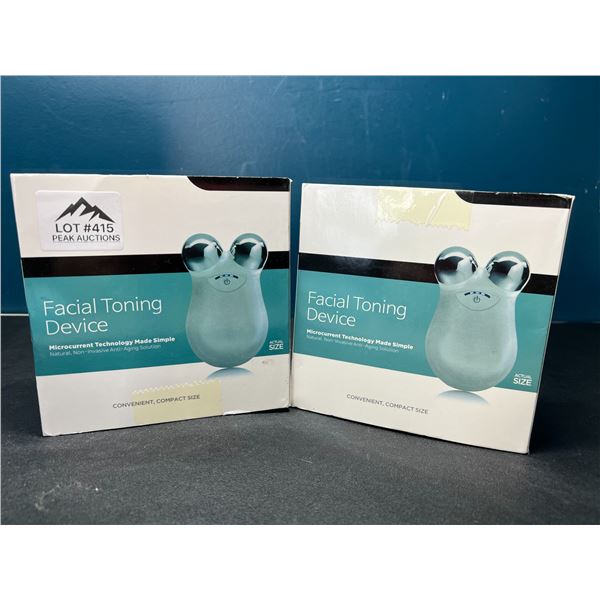 Lot of 2 Facial Toning Devices/Anti-Aging Skin Care Systems