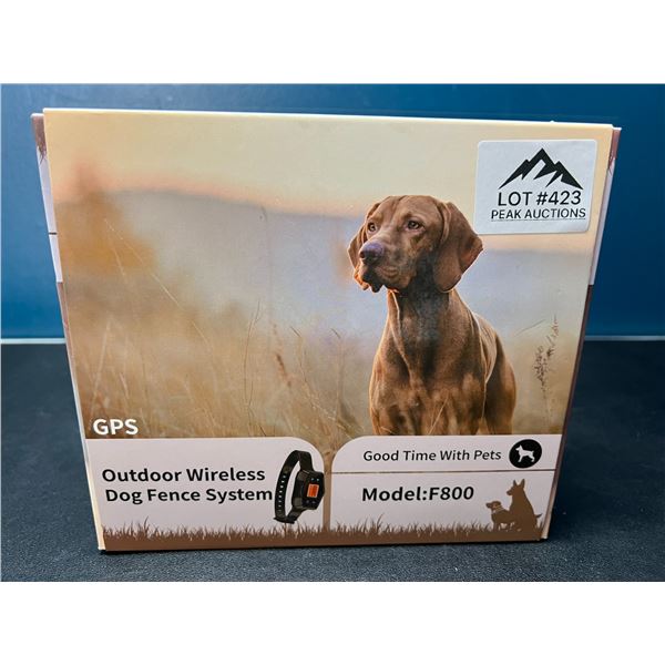 Lot of 1 GPS Outdoor Wireless Dog Fence System - Model F800
