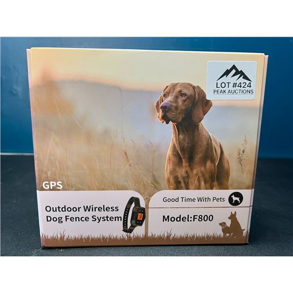 Lot of 1 GPS Outdoor Wireless Dog Fence System - Model F800