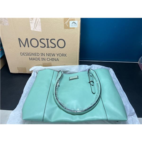 Lot of 1 Mosiso Large Handbag/Purse - Tiffany Blue Colour