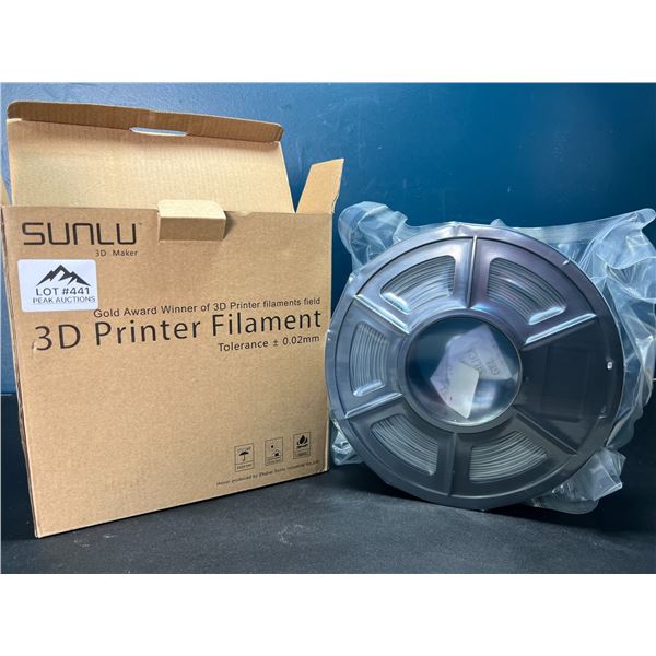 Lot of 1 Roll of Sunlu 3D Printer Filament - Grey