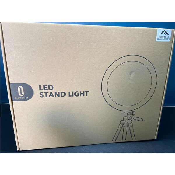 Lot of 1 Taotronics 12 inch LED Selfie Ring Light/Beauty Ring Light w/ Adjustable Tripod Stand