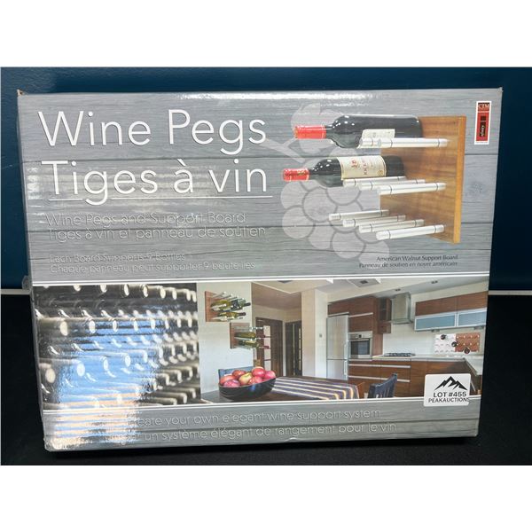 Lot of 1 Box of Wine Pegs & Supoort Board