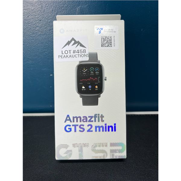 Lot of 1 Amazfit GTS 2 Mini Fitness Smart Watch GPS Tracker w/ 1.55inch Display Screen