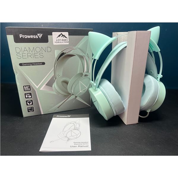 Lot of 1 Prowess Diamond Series Cat Ears Gaming Headset
