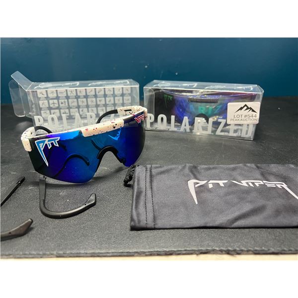 Lot of 2 Pit Viper Polarized Sunglasses
