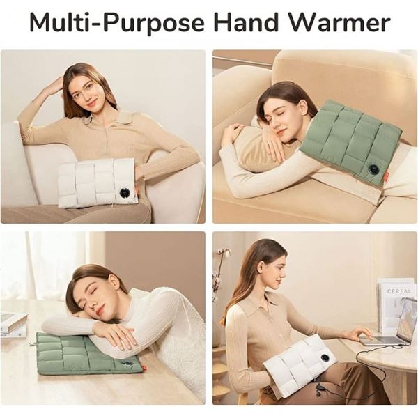 Lot of 1 Jisulife Portable Hand Warming Pad w/ 3 Heat Settings