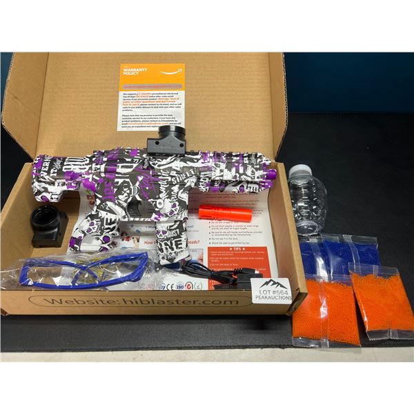 Lot of 1 Electric Automatic Gel Ball Blaster Gun - Purple Camo