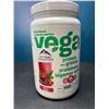 Image 1 : Lot of 1 Vega Plant-Based Protein and Greens - Berry Flavor - 609g Large Tub Protein Powder