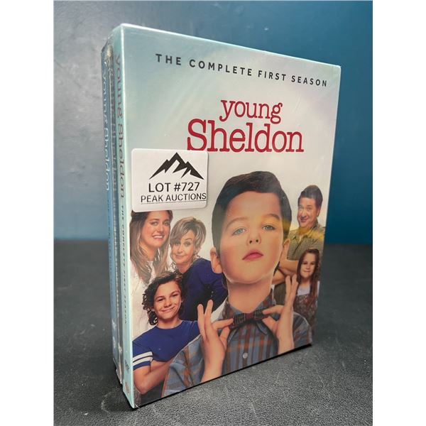 Lot of 1 Young Sheldon 3 Season DVD Set - Brand New Sealed!