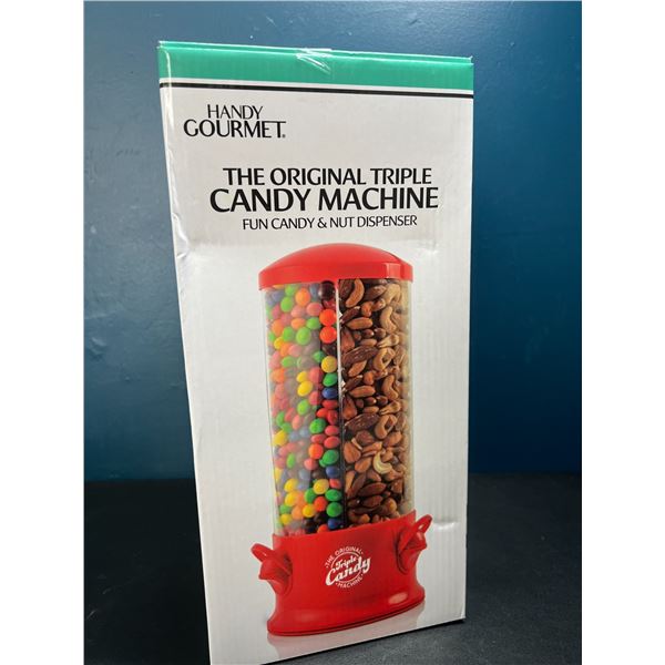 Lot of 1 Handy Gourmet Triple Candy Dispensing Machine