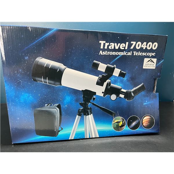 Lot of 1 Demengite 70mm Aperture Astronomical Telescope w/ Backpack Set