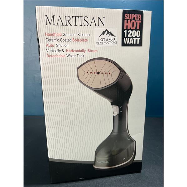 Lot of 1 Martisan Super Hot 1200Watt Handheld Garment/Clothes Steamer