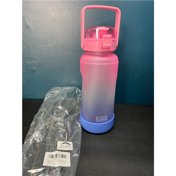 Lot of 1 BottleBottle Half Gallon (64oz) Motivational Sports Water Bottle