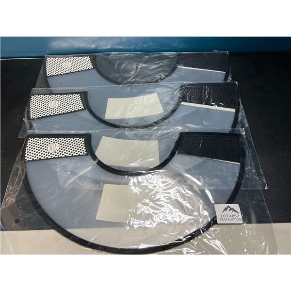 Lot of 3 Flexible/Adustable Cones for Small Cats or Dogs