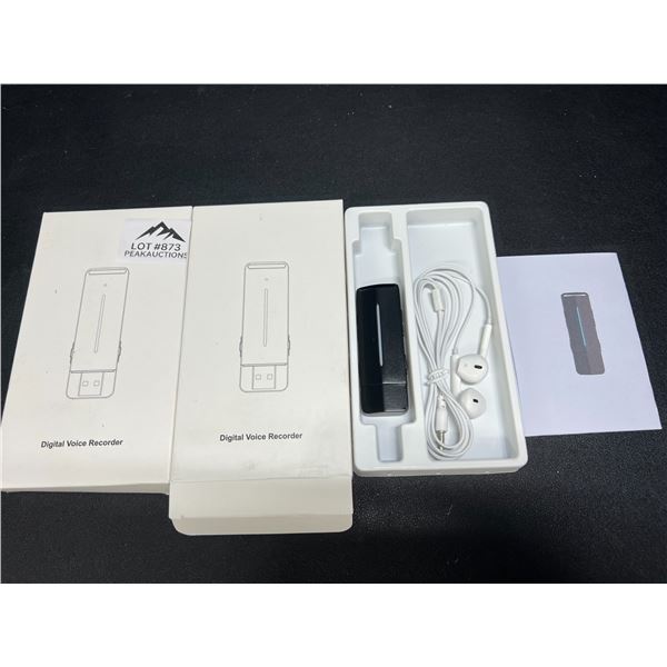 Lot of 2 Digital Voice Recorders