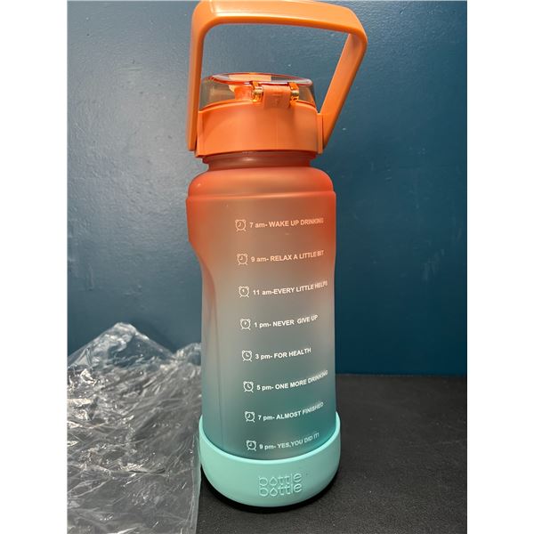 Lot of 1 BottleBottle Half Gallon (64oz) Motivational Sports Water Bottle