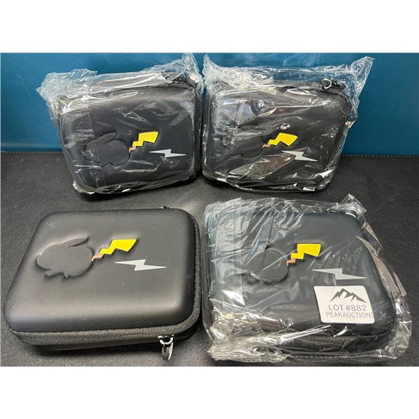 Lot of 4 Pikachu Card Storage Boxes