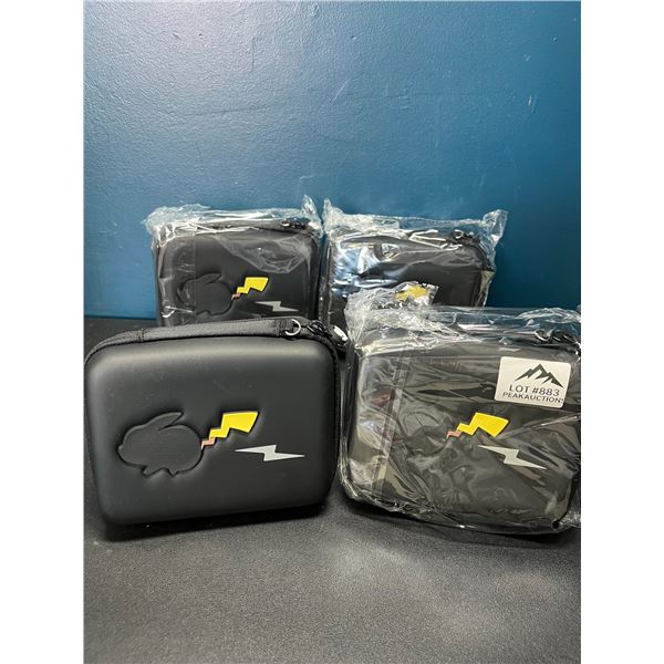 Lot of 4 Pikachu Card Storage Boxes