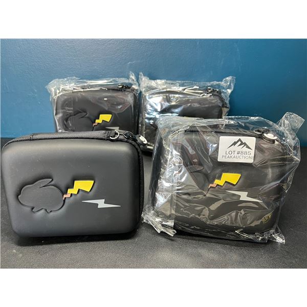 Lot of 4 Pikachu Card Storage Boxes