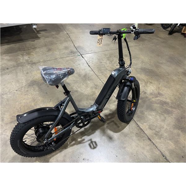 Lot of 1 Alien Y20 Stepthrough Folding E-Bike w/ Battery, Charger, Keys - Grey