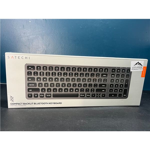 Lot of 1 Satechi Compact Backlit Bluetooth Keyboard for Mac