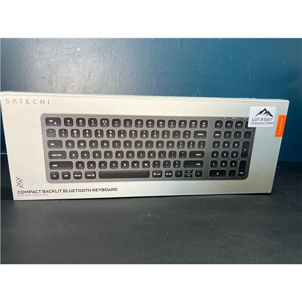 Lot of 1 Satechi Compact Backlit Bluetooth Keyboard for Mac
