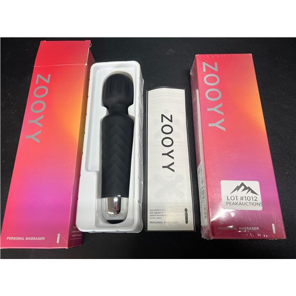 Lot of 2 Zooyy Rechargeable Personal Massagers/Adult Sex Toys for Women - Quiet & Waterpoof