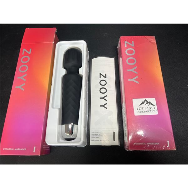 Lot of 2 Zooyy Rechargeable Personal Massagers/Adult Sex Toys for Women - Quiet & Waterpoof