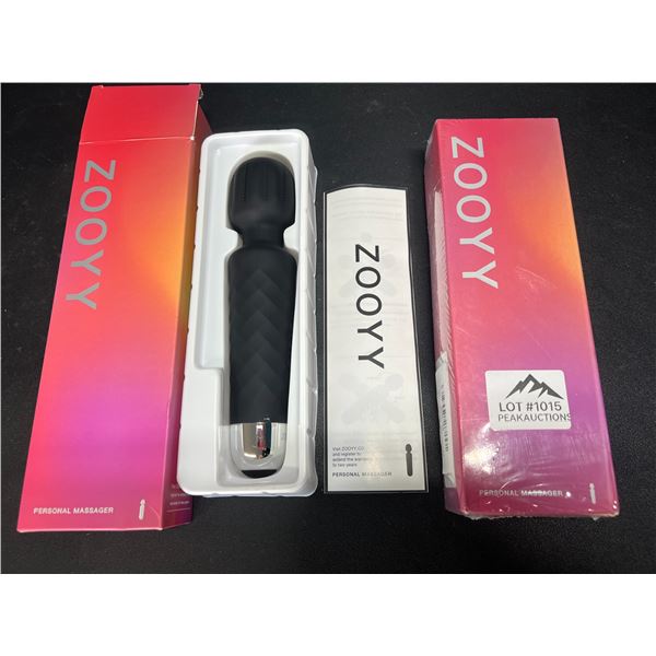 Lot of 2 Zooyy Rechargeable Personal Massagers/Adult Sex Toys for Women - Quiet & Waterpoof