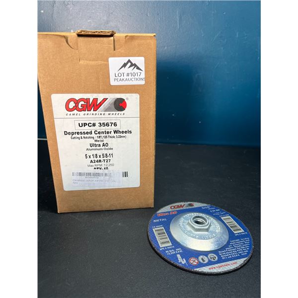 Lot of 1 Box of Metal Grinding/Cut-Off Discs - 10 Discs in Box