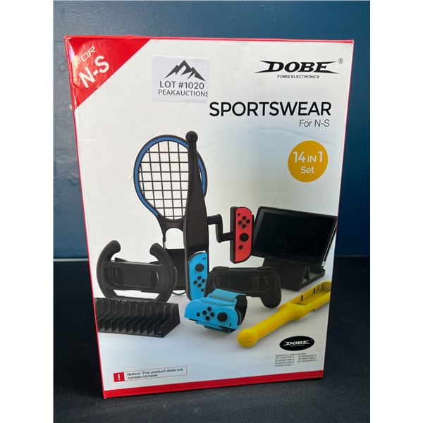 Lot of 1 14-in-1 Sportswear Accessory Kit for Nintendo Switch